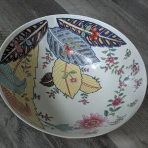 Vibrant Floral Ceramic Bowl
